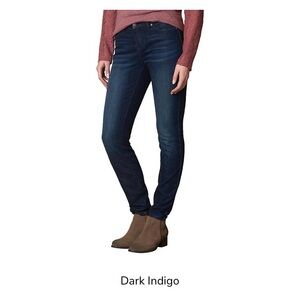 Prana Mid Rise London Jeans in Dark Indigo Wash, Size 0/25